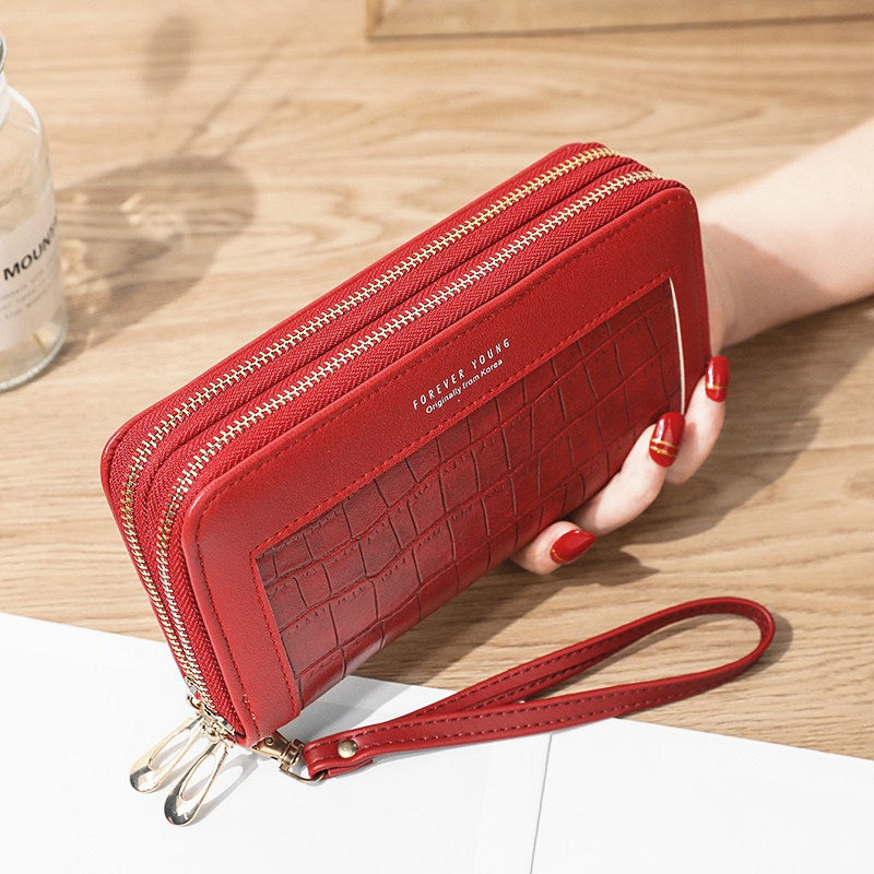 Long stone texture wallet mySite