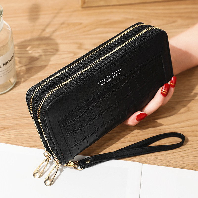 Long stone texture wallet mySite
