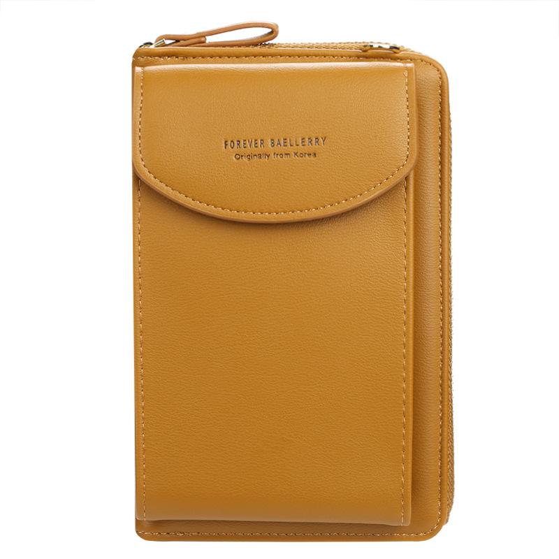 Ladies zipper vertical shoulder bag mySite