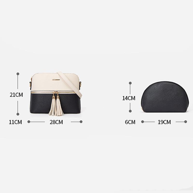 3PCS Retro Large Capacity Handbag Tote Bag Set mySite