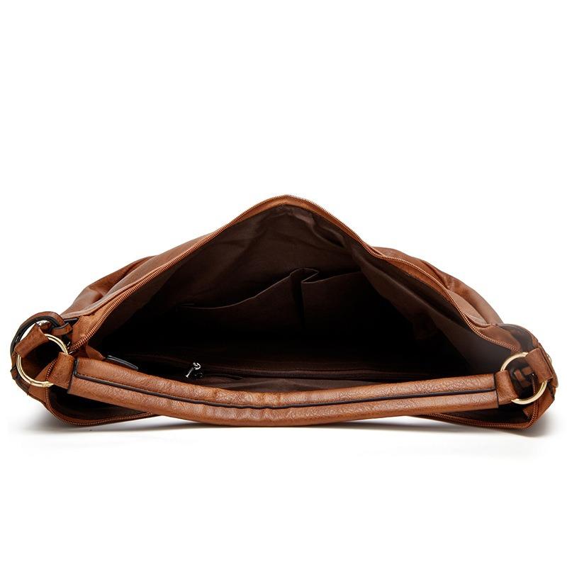 Ladies classic retro large capacity shoulder bag diagonal bag mySite