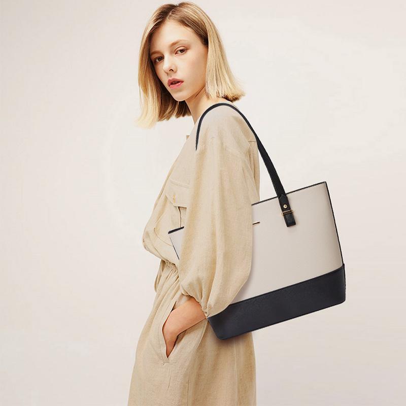 3PCS Retro Large Capacity Handbag Tote Bag Set mySite