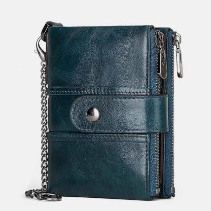 GenuineLeather Anti-theft Retro Wallet mySite
