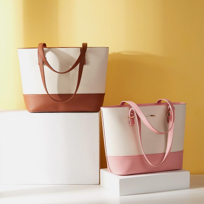 3PCS Retro Large Capacity Handbag Tote Bag Set mySite