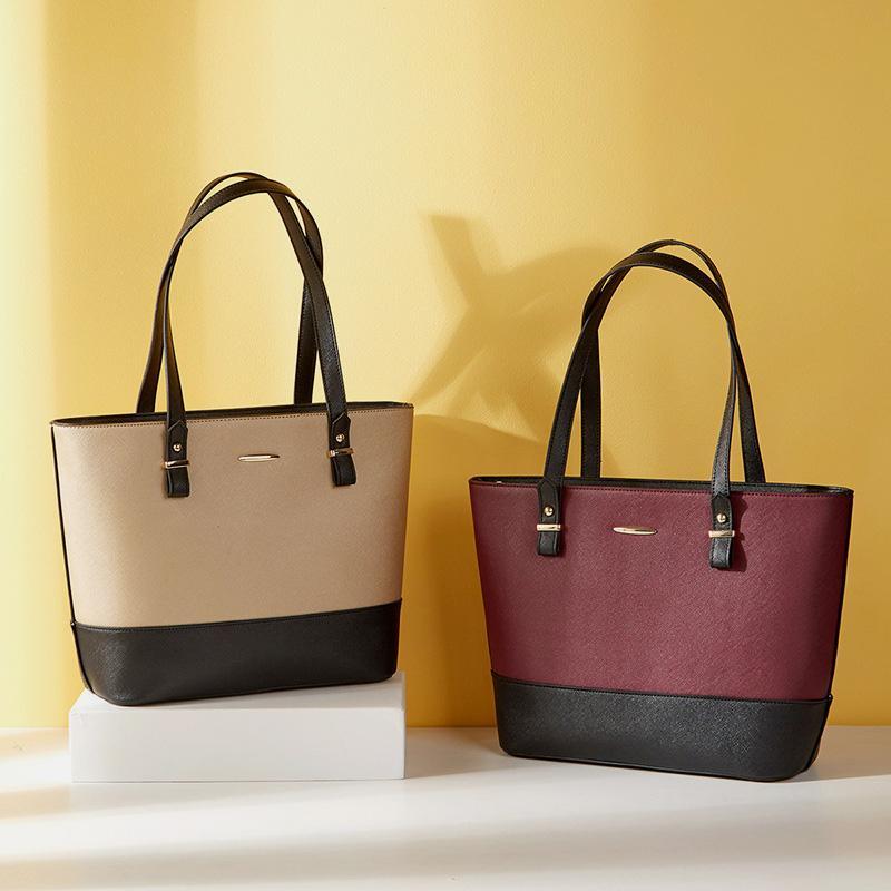 3PCS Retro Large Capacity Handbag Tote Bag Set mySite