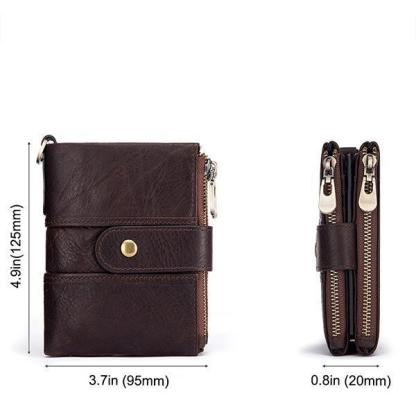 GenuineLeather Anti-theft Retro Wallet mySite